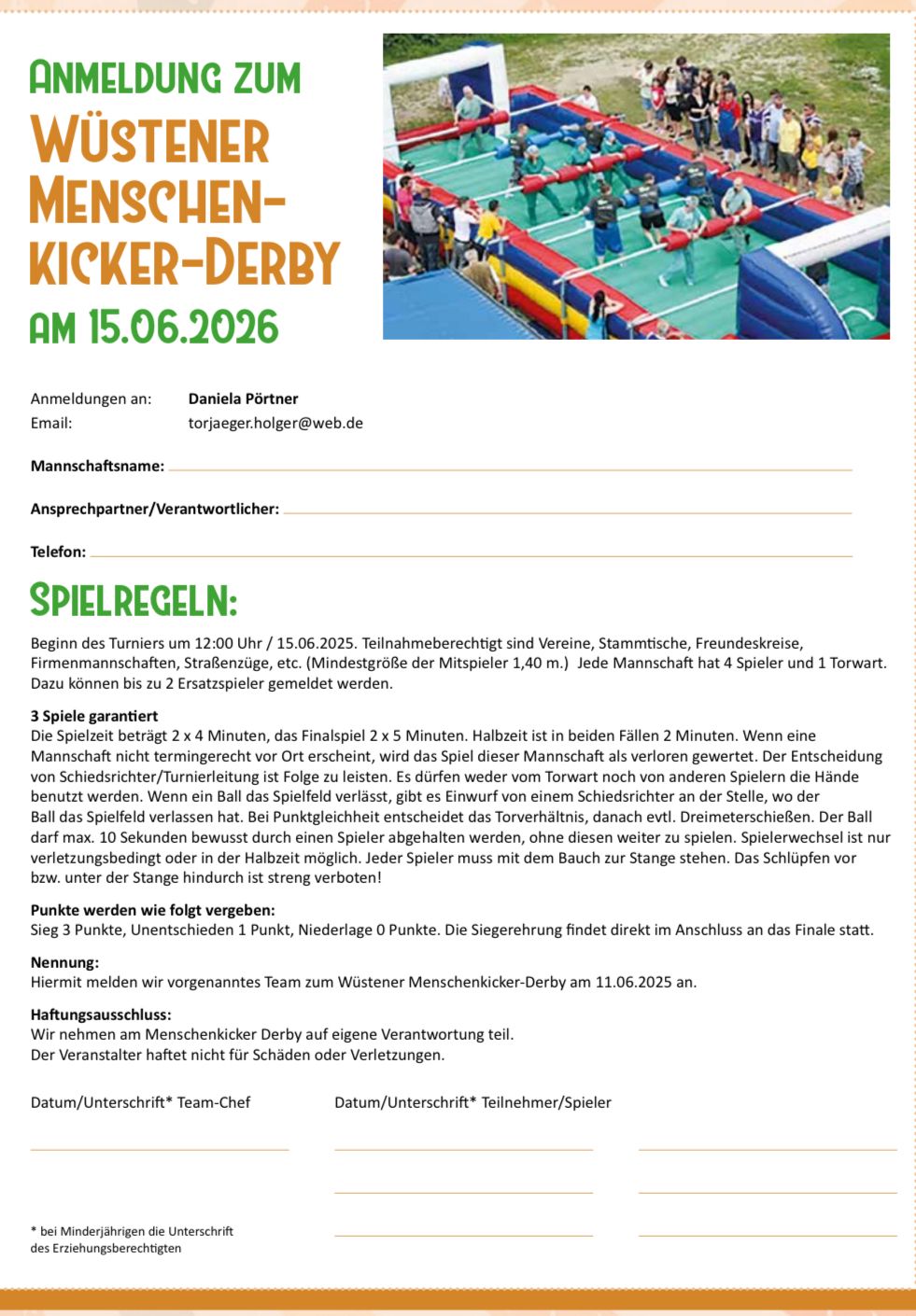 Menschenkicker zur Krimes 15.06.2025