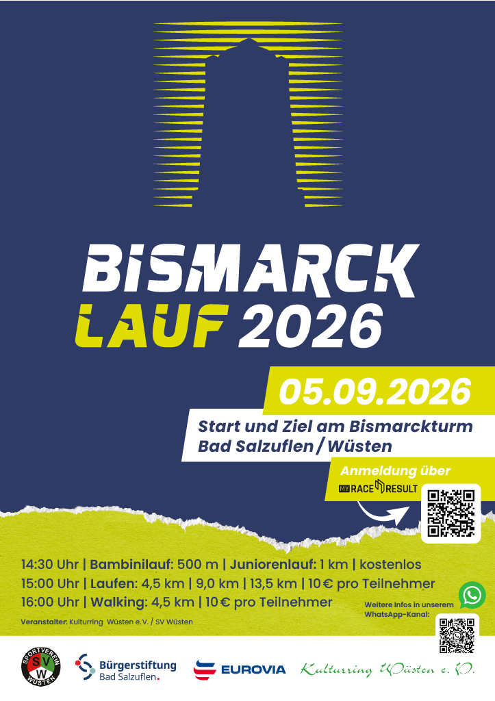 Bismarcklauf am 05.09.2026
